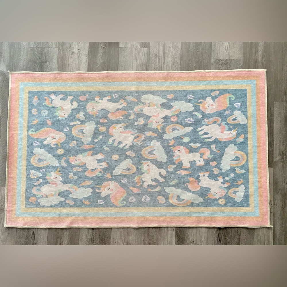 Unicorn/Rainbow Ruggable 3x5